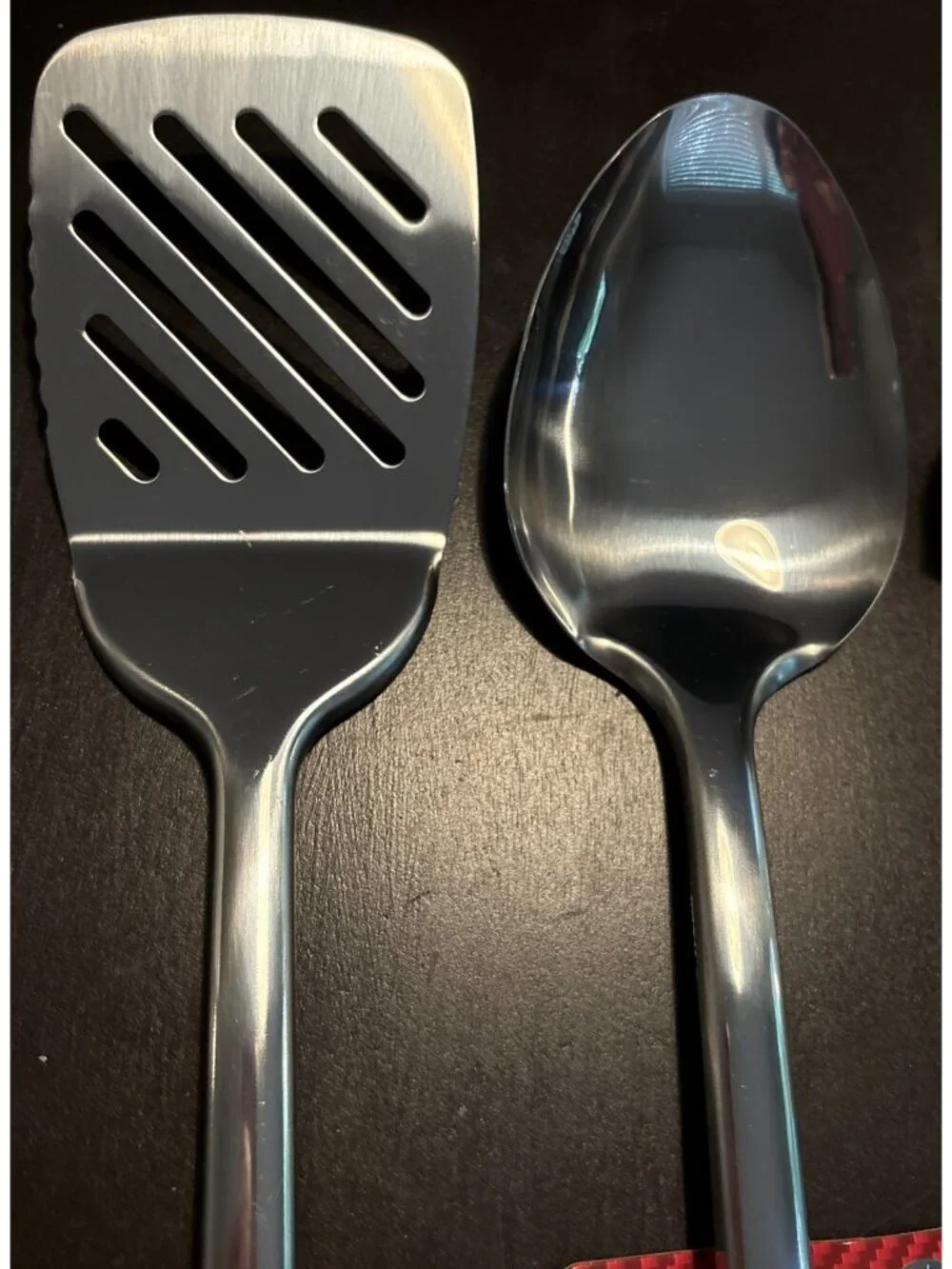 Olivier Daan Stainless Steel 3 Pcs Cooking Set Spatula Ladle Serving Spoon